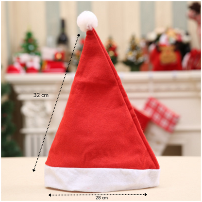 Gorro navideño feliz navidad pack x6