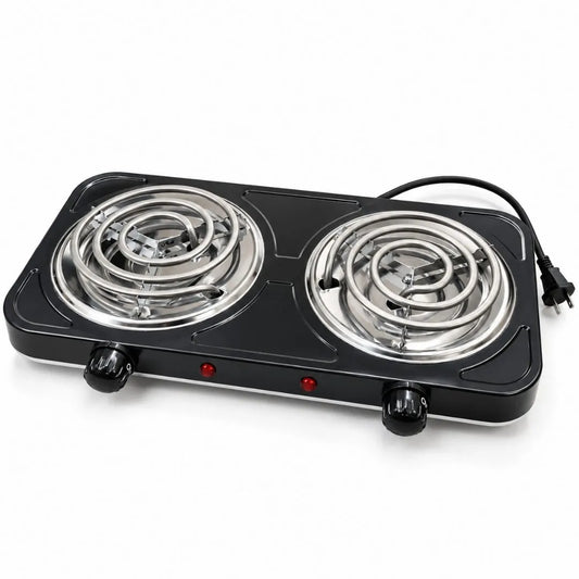 Cocina Eléctrica de 2 Hornilla para Preparar Alimentos en el Hogar