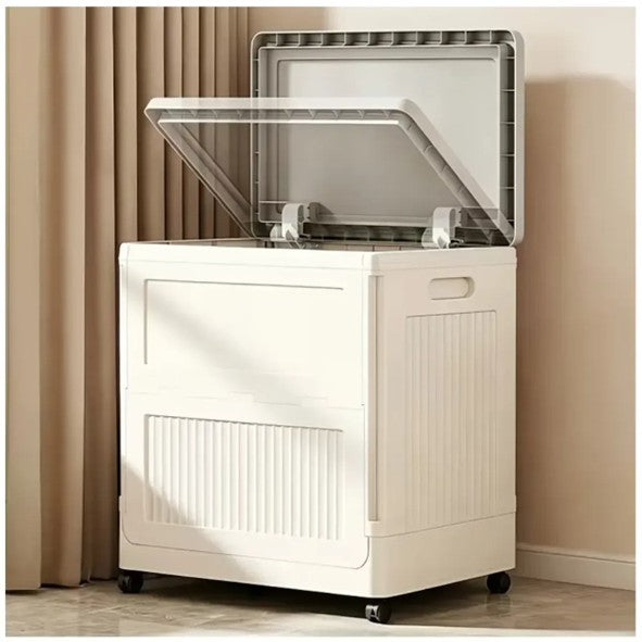 Caja Baúl Organizador Multiusos con Ruedas Almacenamiento para Hogar, Oficina y Dormitorio