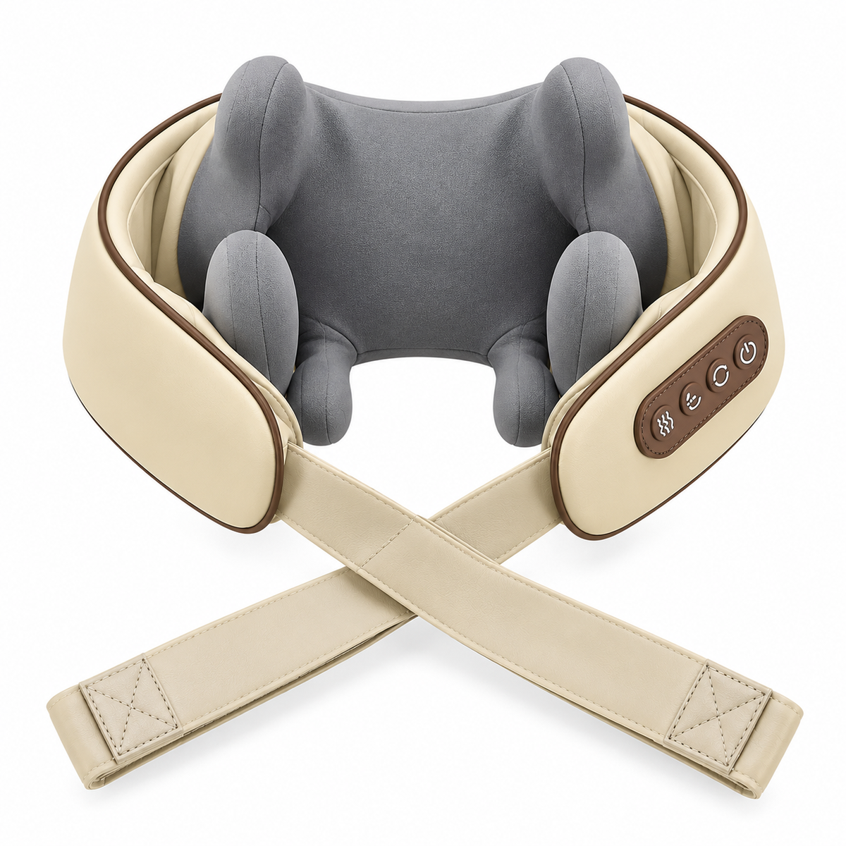 Masajeador de Cuello y Hombros Recargable 10W con Amasamiento y Control Integrado