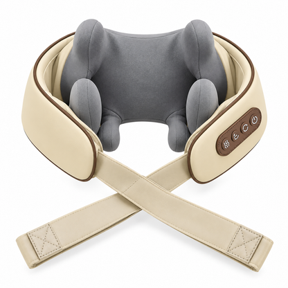 Masajeador de Cuello y Hombros Recargable 10W con Amasamiento y Control Integrado