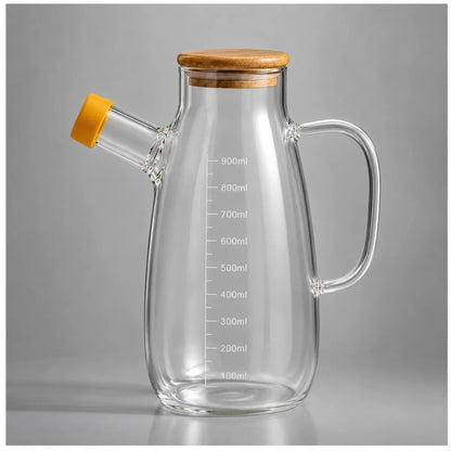 Jarra Aceitero de Vidrio 900 ml con Dispensador