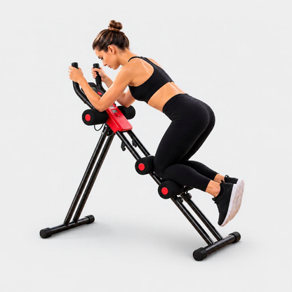 Máquina de Ejercicio Abdominal para Cintura con Monitor y 3 Posiciones