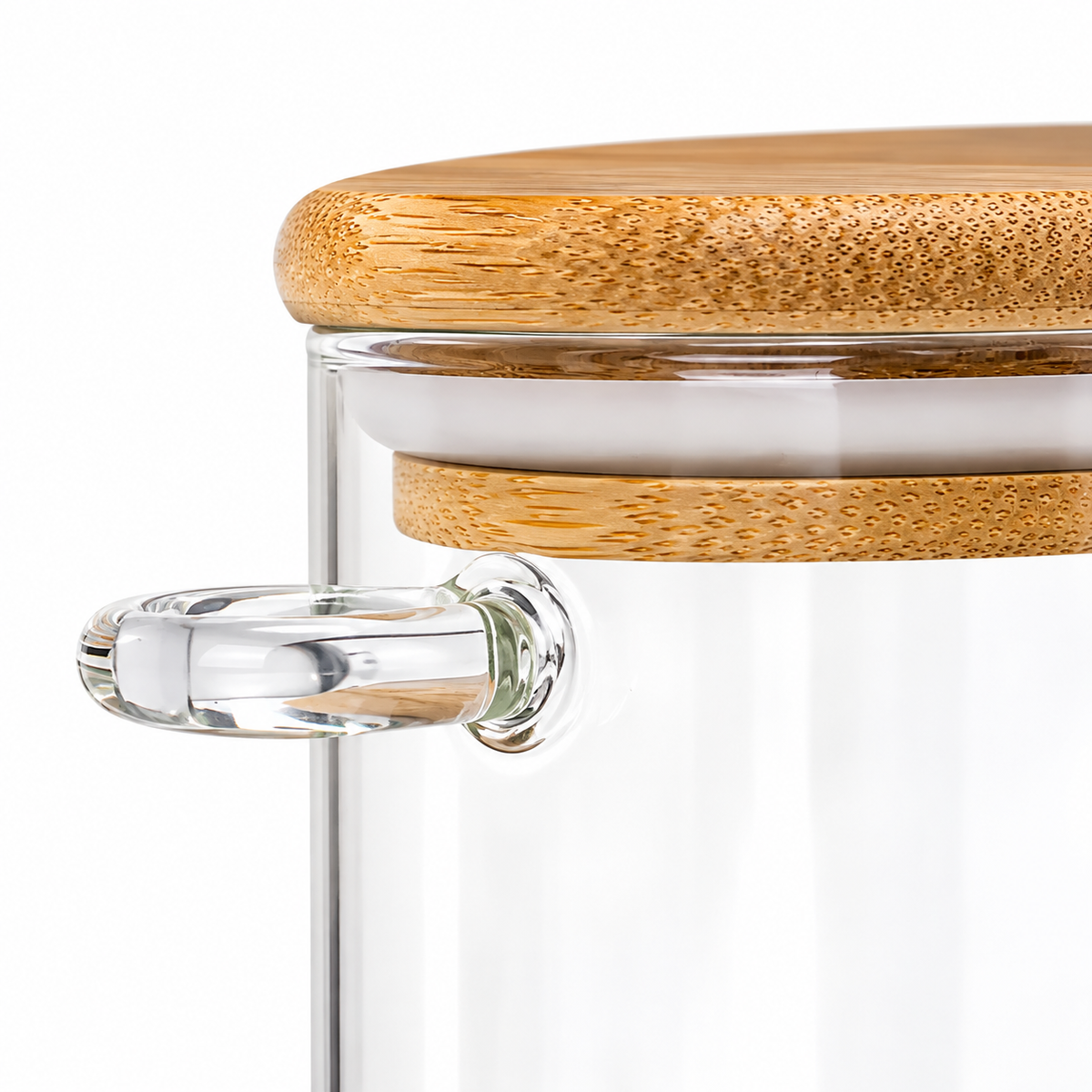 Frasco Pequeño Circular para Especias con Tapa y Cucharita para Cocina