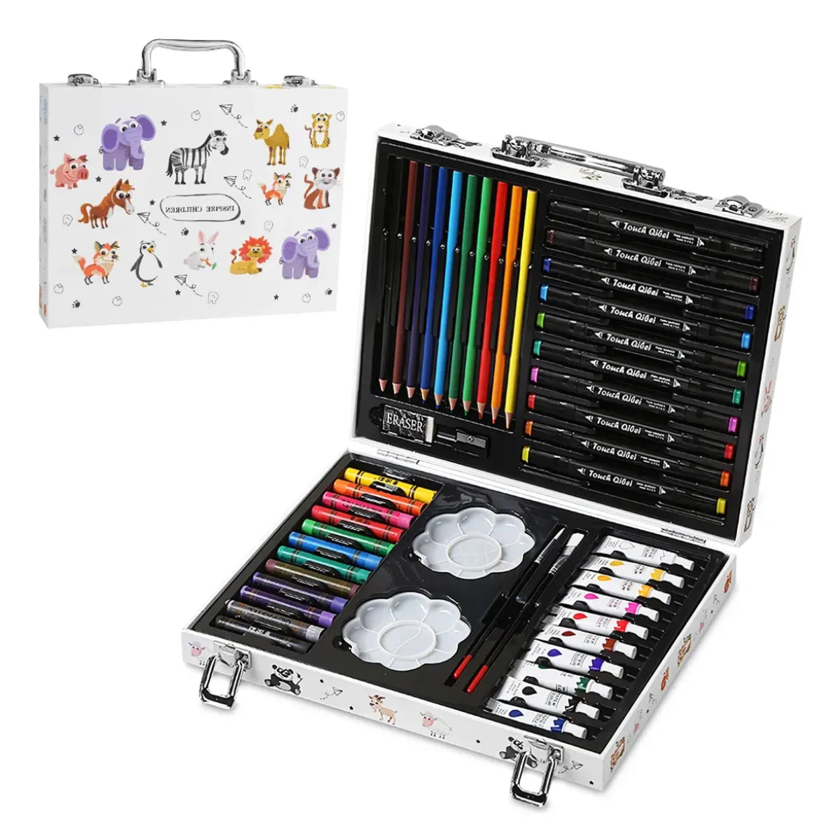Set de Arte Set lápices de Colores Acuarelas 68 pzs