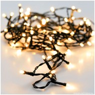 Tira de 100 Luces LED Navideñas Luz Cálida cable verde