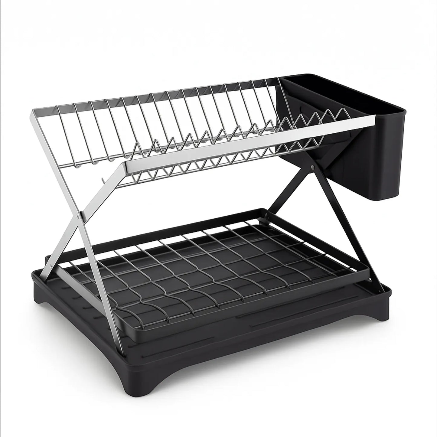Escurridor Organizador de Platos 2 Niveles X