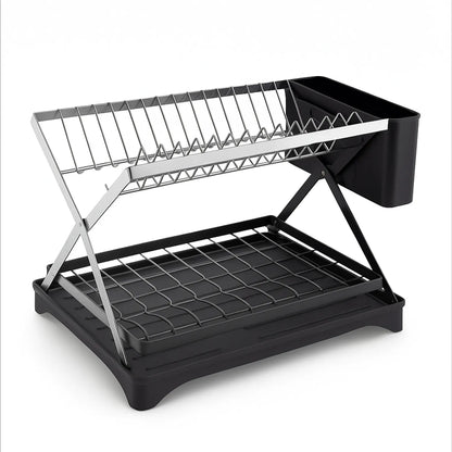Escurridor Organizador de Platos 2 Niveles X