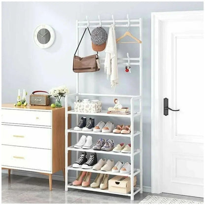 Estante Organizador Zapatera Multiusos 5 Niveles Blanco
