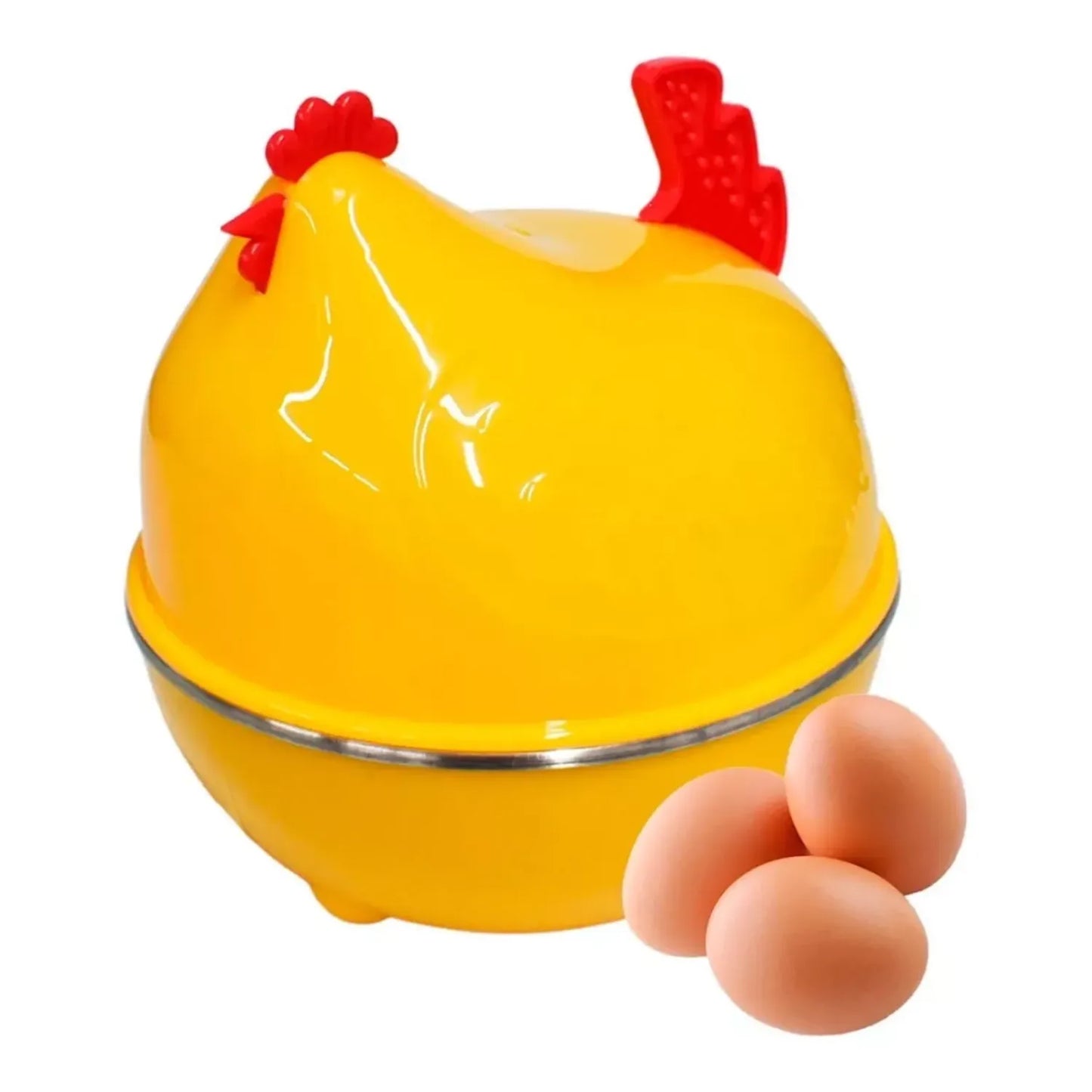 Hervidor eléctrico de huevos gallina de 1 a 7 huevos color aleatorio