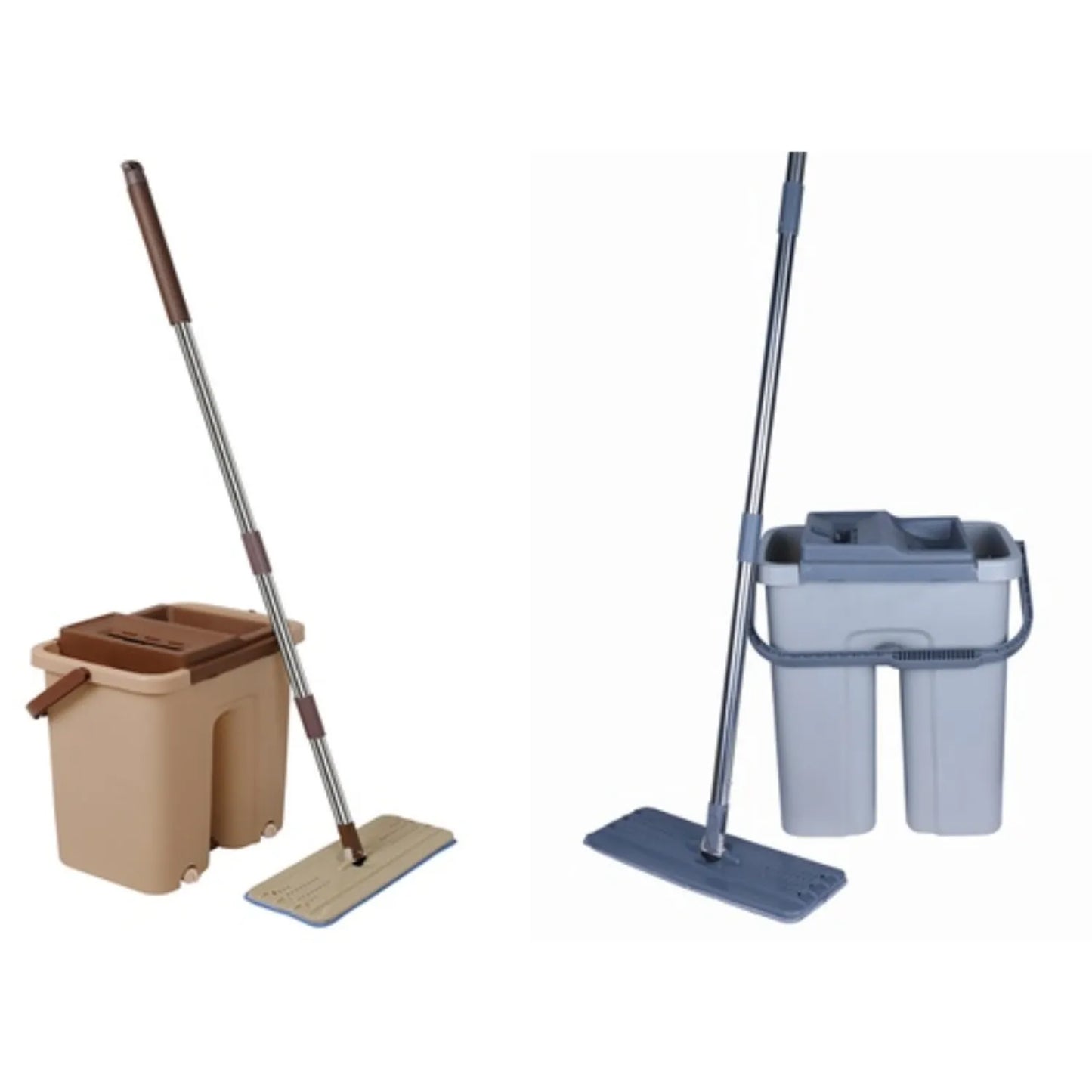 Trapeador Mopa Plana con Balde escurridor